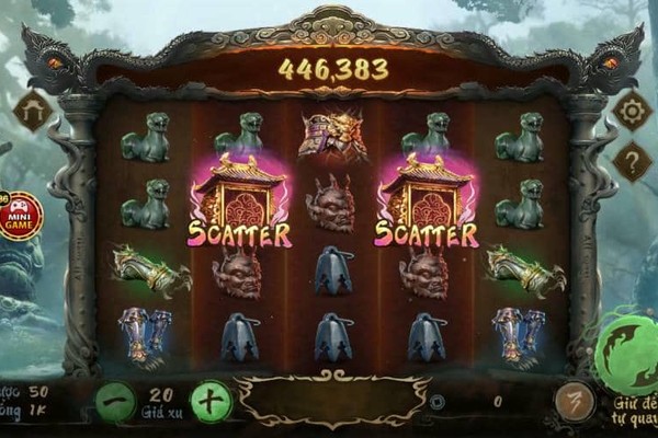 Biểu tượng Wild và Scatter trong trò chơi máy đánh bạc điện tử của 8kbet cc