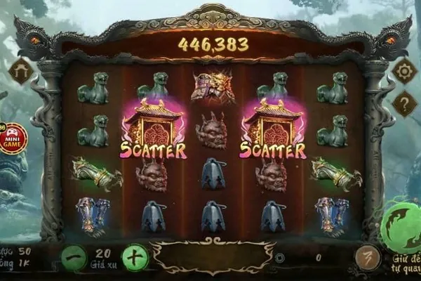 Biểu tượng Wild và Scatter trong trò chơi máy đánh bạc điện tử của 8kbet cc